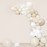 Versatile and Understated: White and Beige DIY Party Balloons