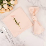 Elevate Your Table with Blush Premium Polyester Cloth Napkins